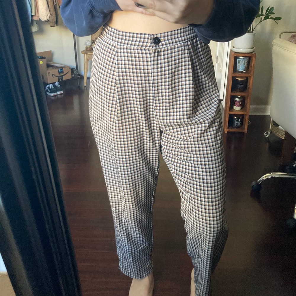 Plaid pants from H&M